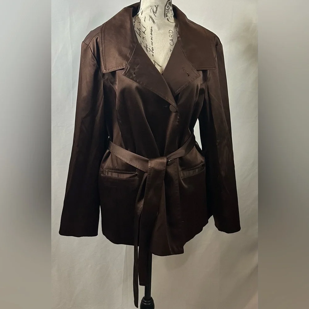 💜Harve Benard Quilted Brown Women's Jacket - Picture 2 of 10